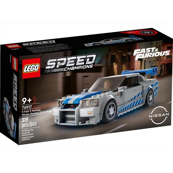 lego speed 2 fast 2 furious nissan skyline gt-r 76917-multicolore