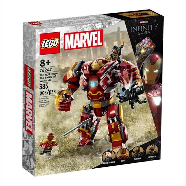 lego marvel hulkbuster: la battaglia di wakanda 76247-multicolore