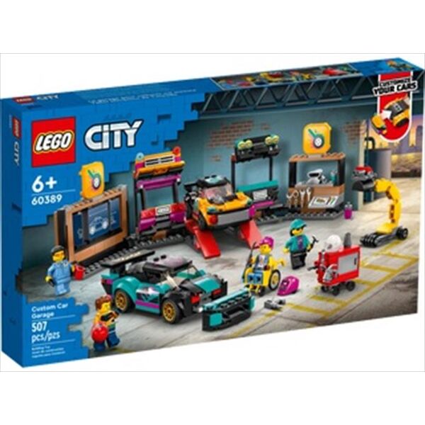 lego city garage auto personalizzato 60389-multicolore