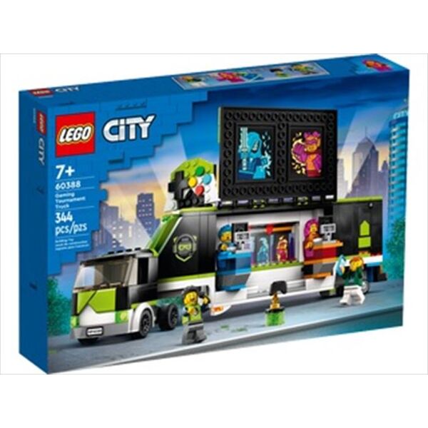 lego city camion dei tornei di gioco 60388-multicolore