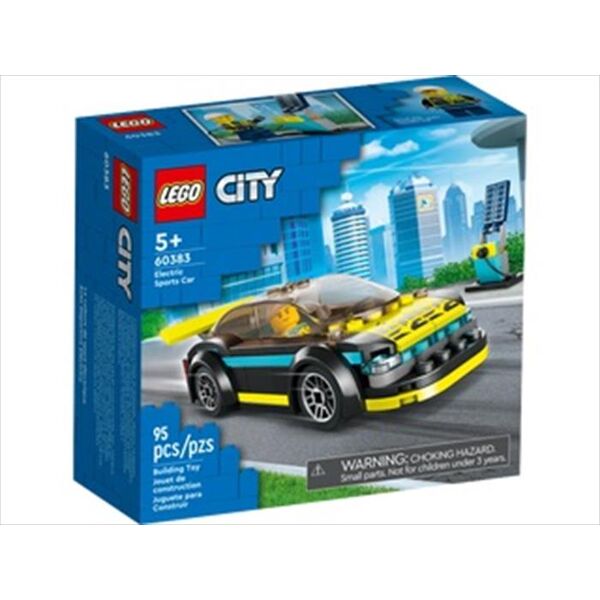 lego city auto sportiva elettrica 60383-multicolore