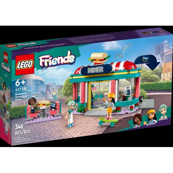 lego friends ristorante nel centro di heartlake 41728