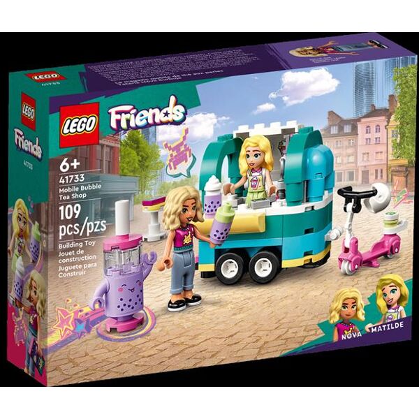 lego friends negozio mobile di bubble tea 41733