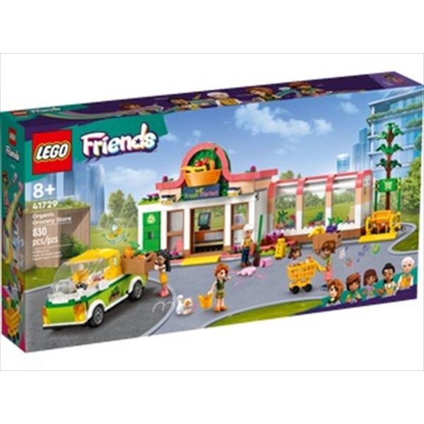 lego friends negozio di alimentari biologici 41729-multicolore