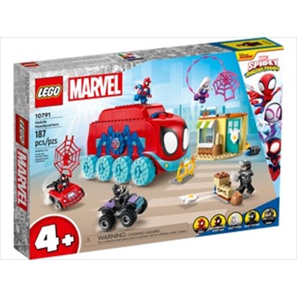 lego marvel quartier generale mobile team spidey -10791-multicolore