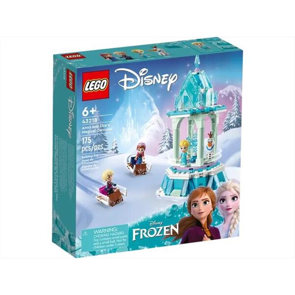 lego disney la giostra magica di anna ed elsa 43218-multicolore