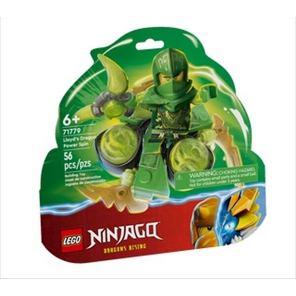 lego ninjago spin power dragon di lloyd 71779-multicolore