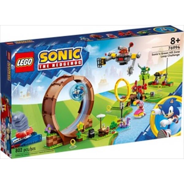 lego sonic sfida del giro della morte 76994-multicolore