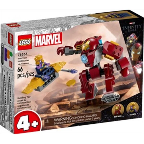 lego marvel iron man hulkbuster vs. thanos 76263-multicolore