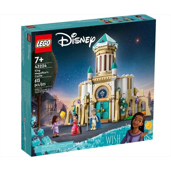 lego disney il castello di re magnifico 43224-multicolore