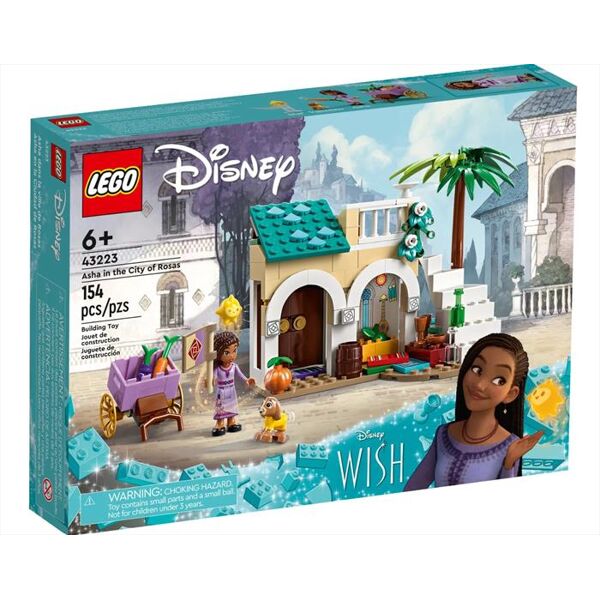 lego disney asha nella città di rosas 43223-multicolore