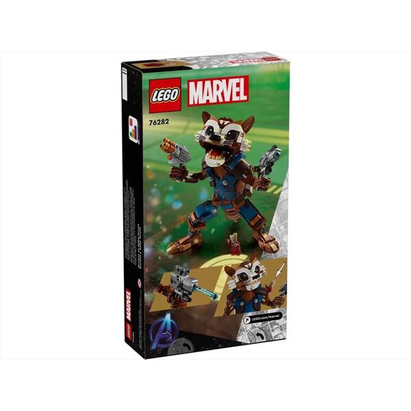 lego marvel rocket e baby groot 76282