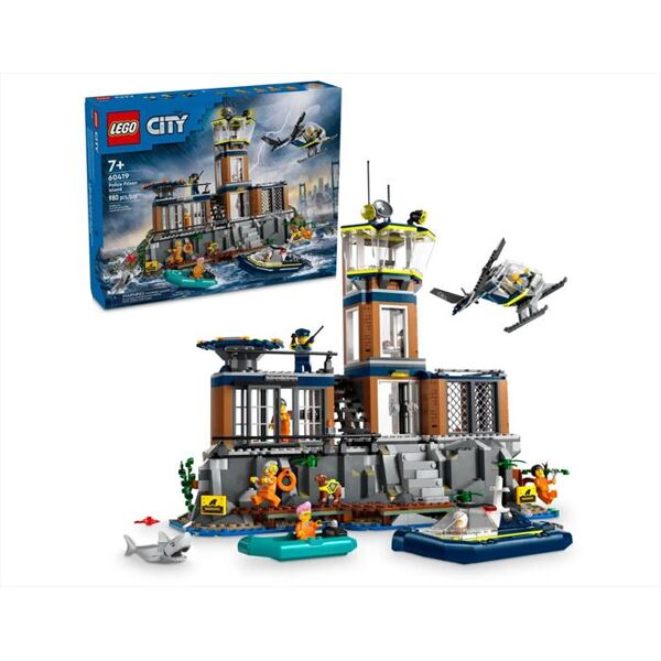 lego city prigione sull’isola della polizia 60419-multicolore