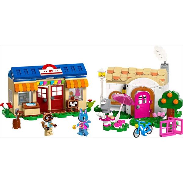 lego animal crossing bottega nook/casa di grinfia-77050-multicolore