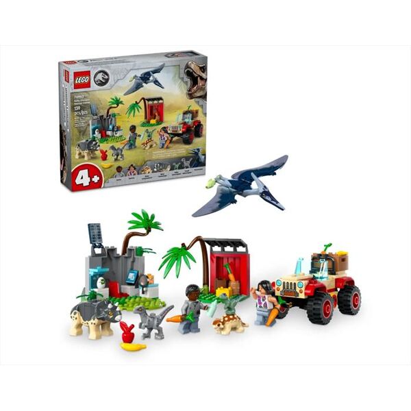 lego jurassic centro soccorso dei baby dinosauri-76963-multicolore