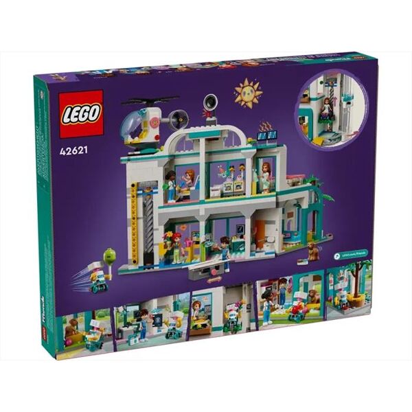 lego friends ospedale di heartlake city 42621-multicolore