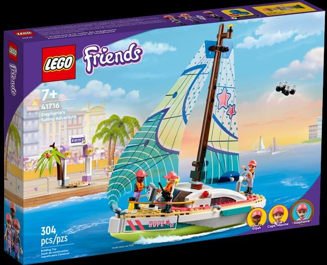 lego friends l'avventura in barca a vela 41716