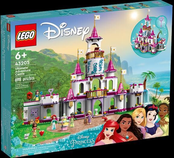 lego disney castello 43205