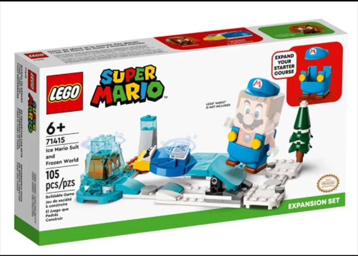 lego costume mario ghiaccio e mondo ghiacciato 71415