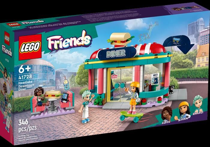 lego friends ristorante nel centro di heartlake 41728