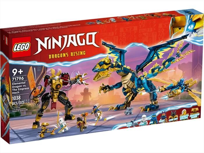 lego ninjago dragone elem. vs. mech imperatrice 71796