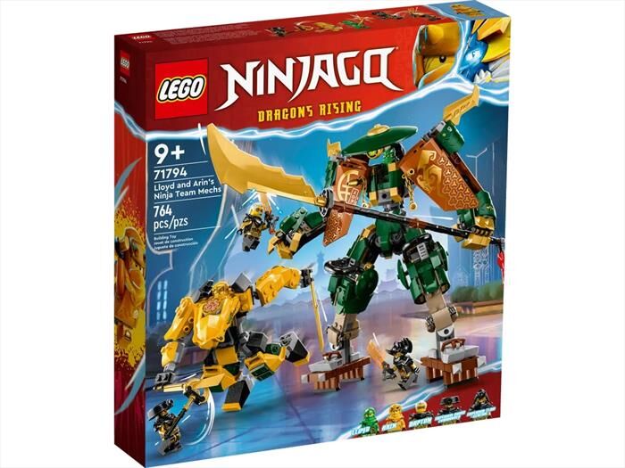 lego ninjago team mech ninja di lloyd e arin 71794