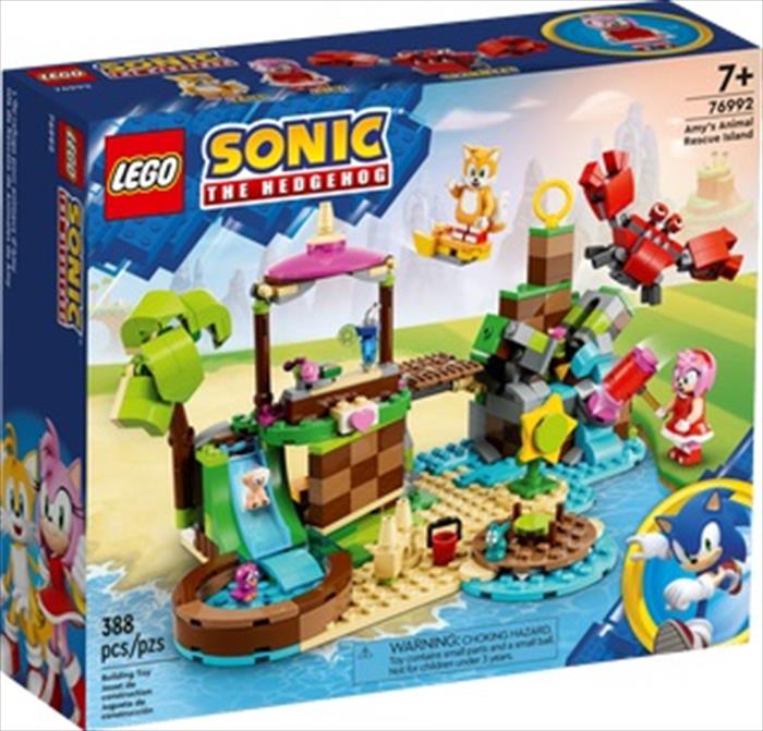 lego sonic l’isola del soccorso animale di amy 76992-multicolore