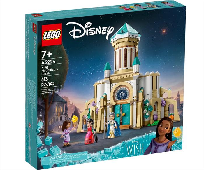 lego disney il castello di re magnifico 43224-multicolore