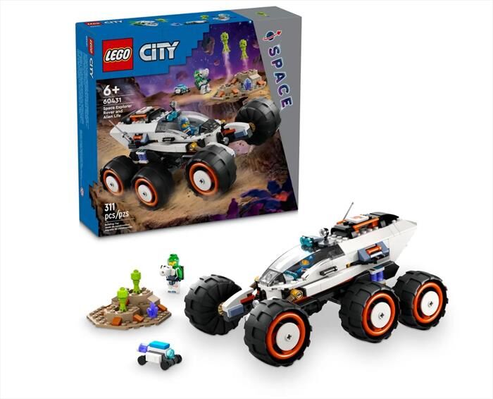 lego city rover esploratore spaziale 60431-multicolore
