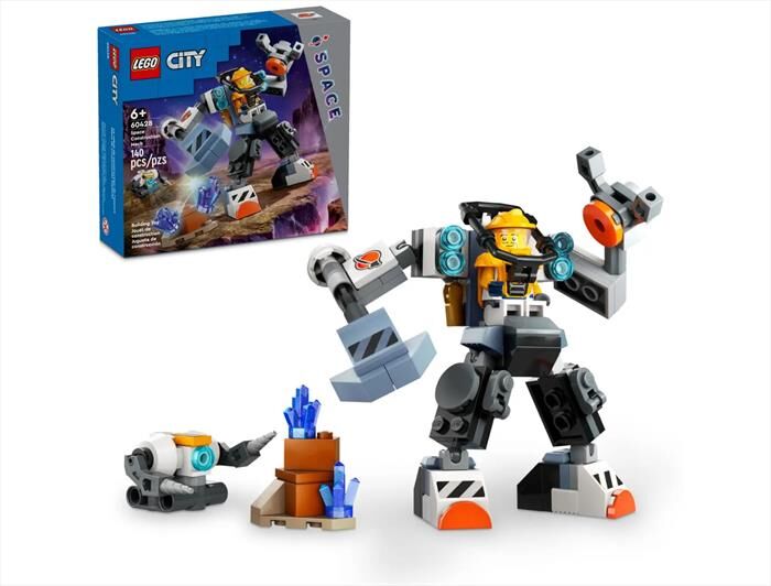 lego city mech di costruzione spaziale 60428