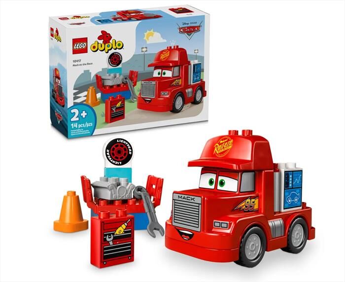 lego duplo mack al circuito 10417-multicolore