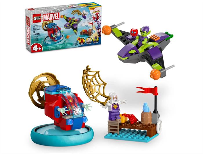 lego spiderman spider-man vs. goblin 10793-multicolore