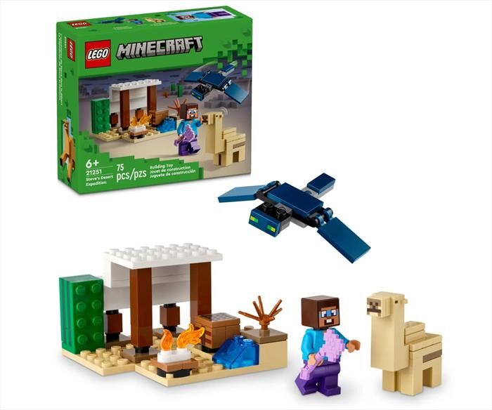 lego minecraft spedizione di steve nel deserto 21251-multicolore