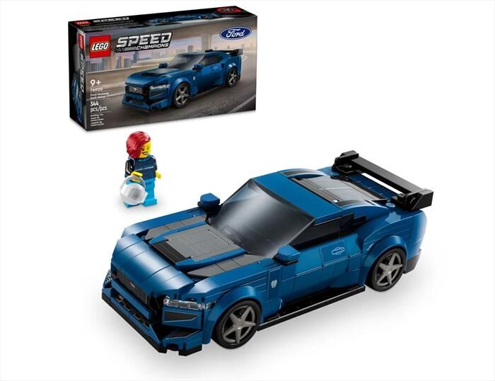 lego speed auto sportiva ford mustang dark horse -76920-multicolore