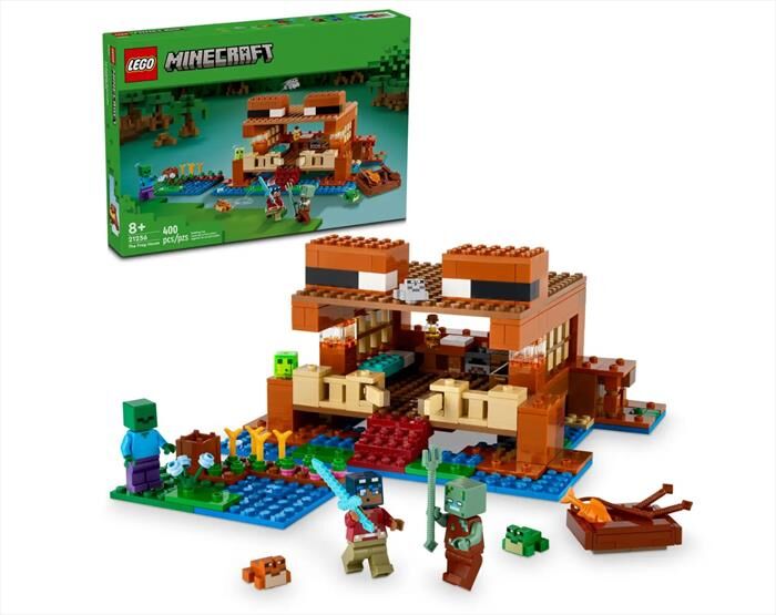 lego minecraft la casa-rana 21256-multicolore