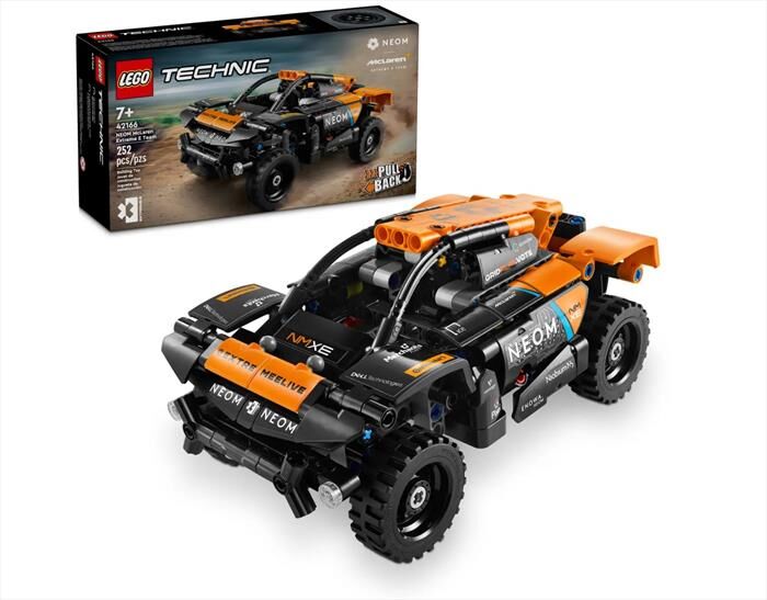 lego technic neom mclaren extreme e race car 42166-multicolore