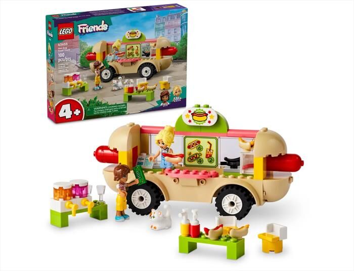 lego friends food truck hot-dog 42633-multicolore