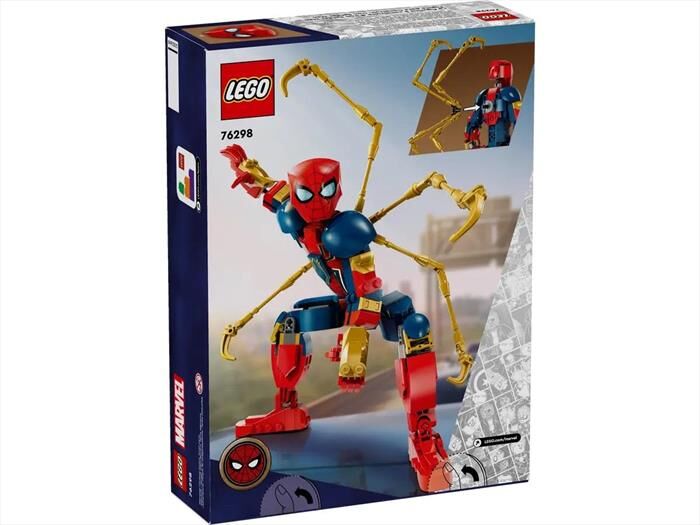 lego marvel personaggio di iron spider-man 76298