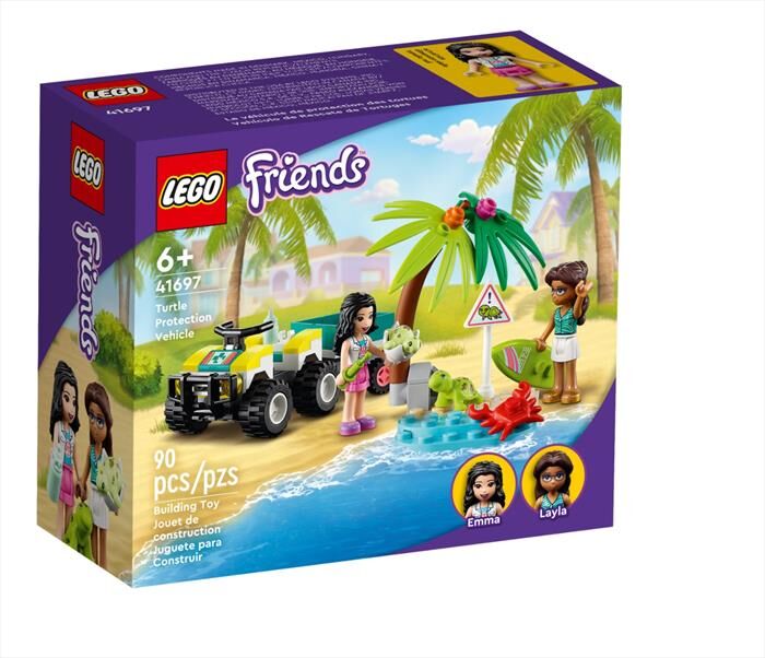 Lego Friends Veicolo Protezione Delle Tartarughe-41697