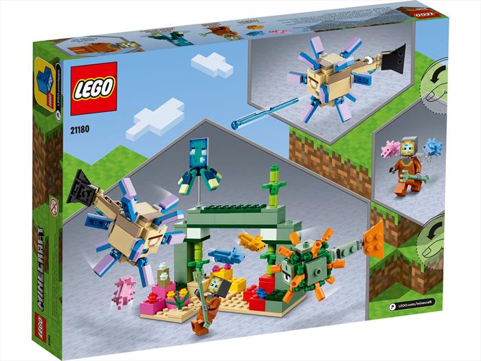 Lego Minecraft La Battaglia Del Guardiano 21180