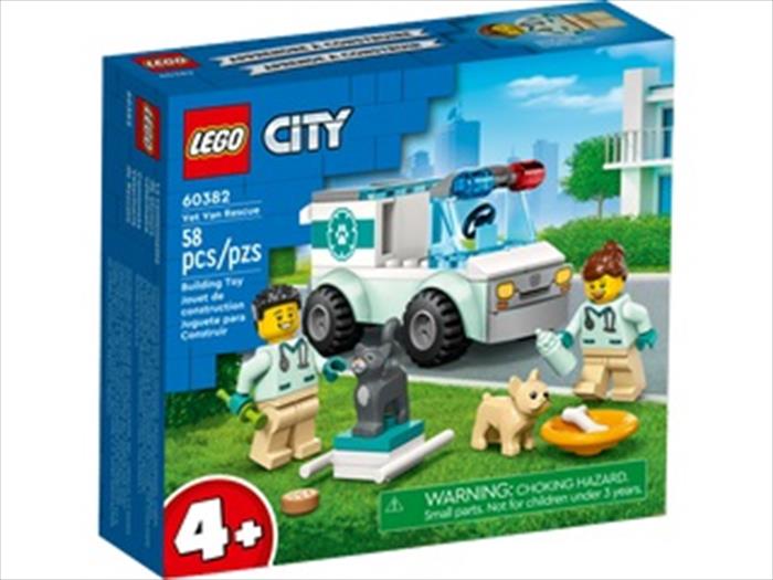 Lego City Furgoncino Di Soccorso Del Veterinario -60382-multicolore