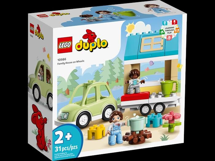 Lego Duplo Casa Su Ruote 10986