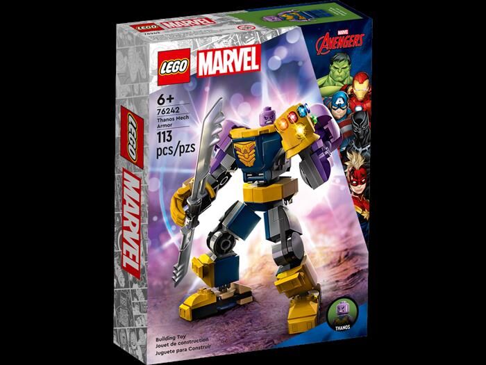 Lego Marvel Armatura Mech Thanos 76242