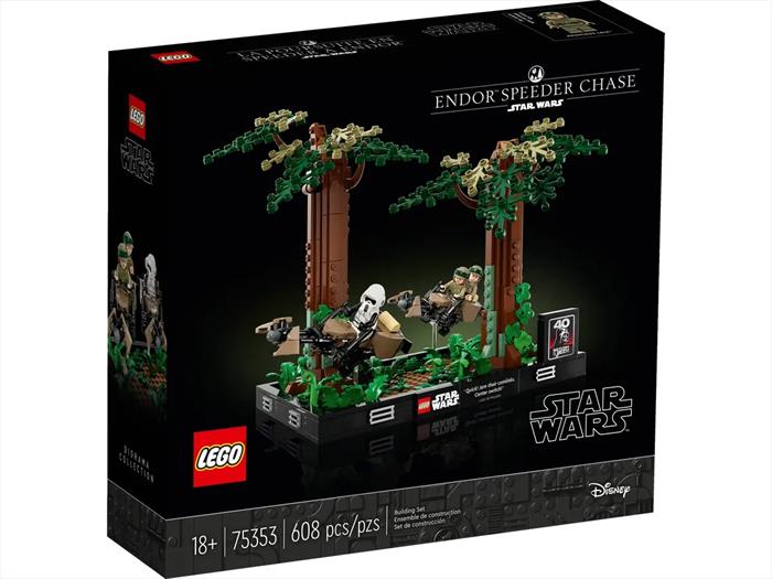 Lego Star Wars Diorama Inseguimento 75353