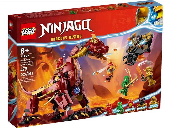 Lego Ninjago Dragone Di Lava Transformer Heatwave-71793