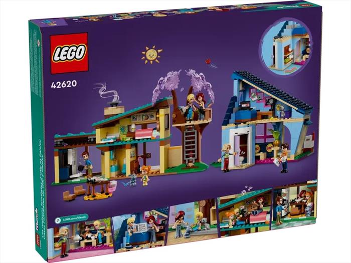 Lego Friends Le Case Di Olly E Paisley 42620-multicolore