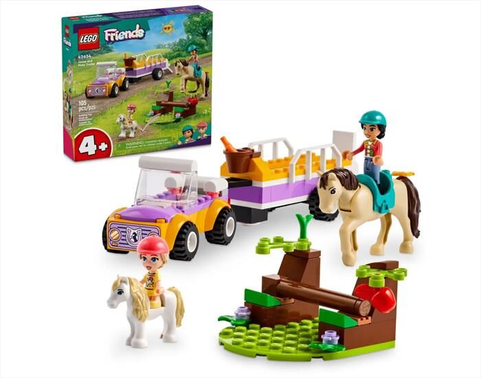 Lego Friends Rimorchio Con Cavallo E Pony 42634-multicolore