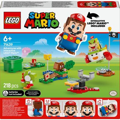 Lego Super Mario Avventure Mario Interattivo 71439, Multicolore Lego Super Mario Avventure Mario Interattivo 71439, Multicolore