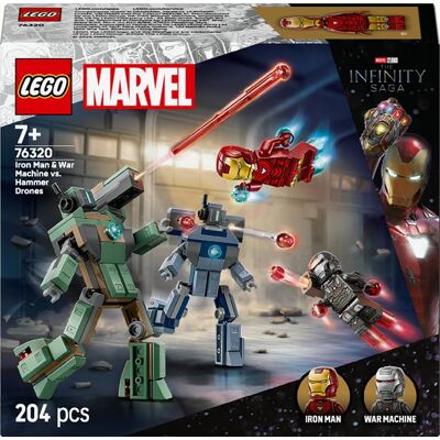 Lego Iron Man E War Machine Vs I Droni Di Hammer 76320, , Lego Iron Man E War Machine Vs I Droni Di Hammer 76320, ,