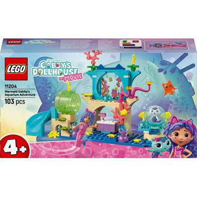 Lego Avventura Nell’acquario Di Gabby Sirena 11204, Multicolore Lego Avventura Nell’acquario Di Gabby Sirena 11204, Multicolore